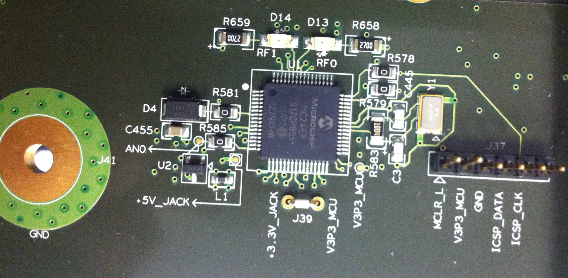 PIC microprocessor board